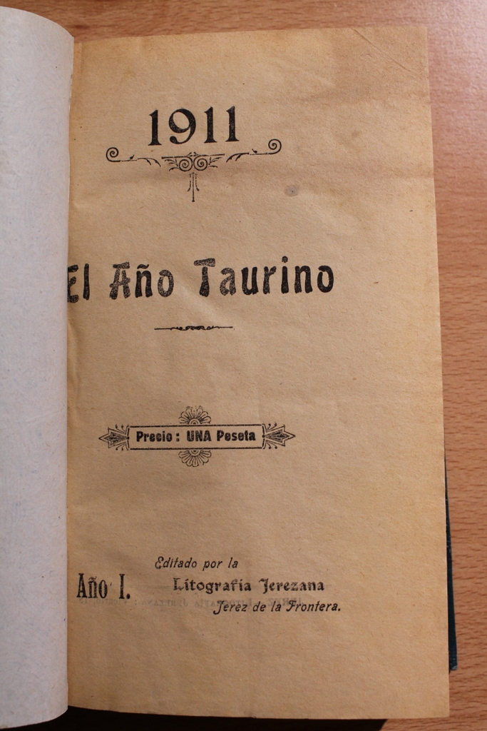 1911. El Año Taurino.
