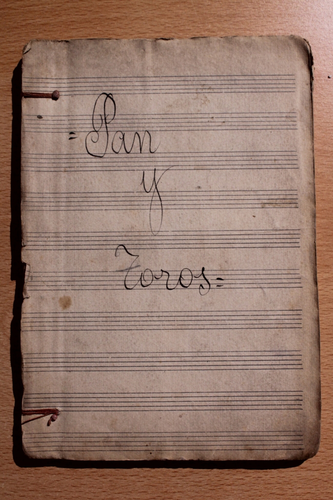 Pan y toros. Zarzuela en tres actos y en verso. Original de... Música del Maestro D. Francisco Asenjo Barbieri. Representado por primera vez en el Teatro de la Zarzuela el 22 de diciembre de 1864.