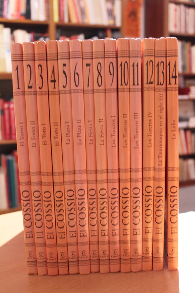 El Cossío. El toreo. El toro. La Plaza. La Fiesta. Los toreros. La tauromaquia en el siglo XXI. La Lidia.