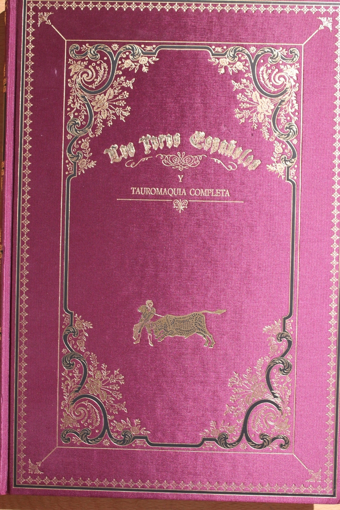 Los Toros Españoles y Tauromaquia completa. Colección de doce litografías inéditas de una corrida de toros.