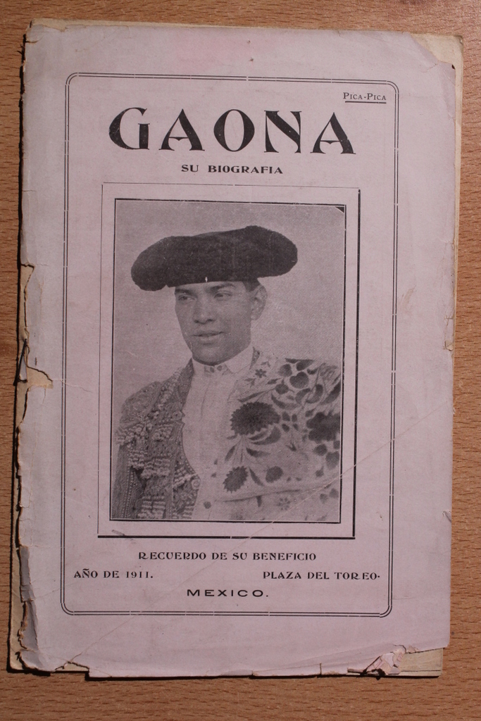 Gaona. Su biografía. Recuerdo de su Beneficio.