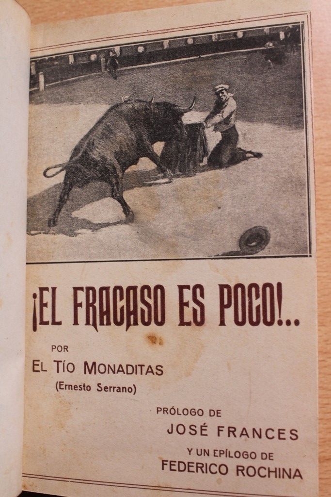 ¡El fracaso es poco!... Prólogo de José Francés y un epílogo de Federico Rochina.