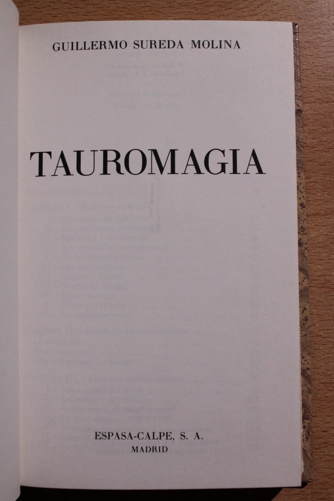 Tauromagia.