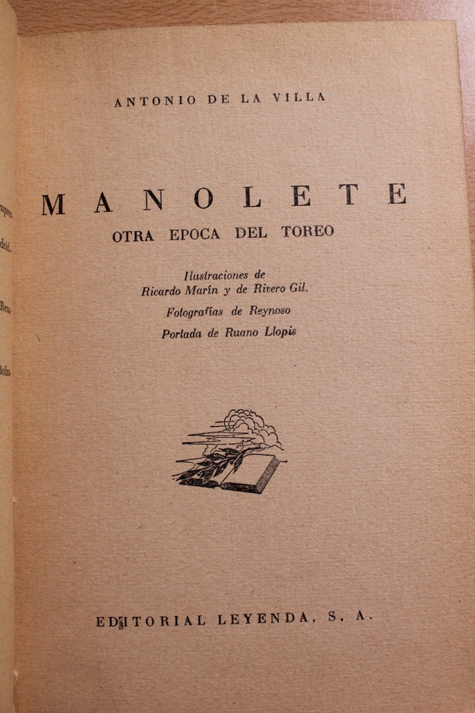 Manolete. Otra época del toreo.