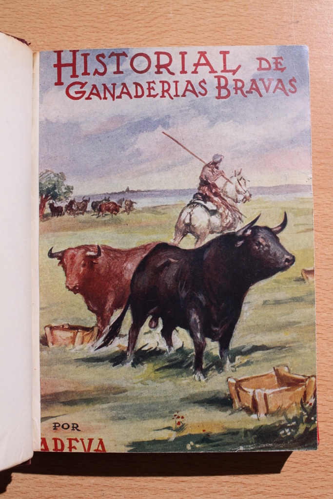 Orígenes e historial de las ganaderías bravas. Prólogo de D. Antonino Montero. El honor de la divisa, por D. Luis Fernández Salcedo. La señal en las orejas, por D. Manuel García-Aleas.