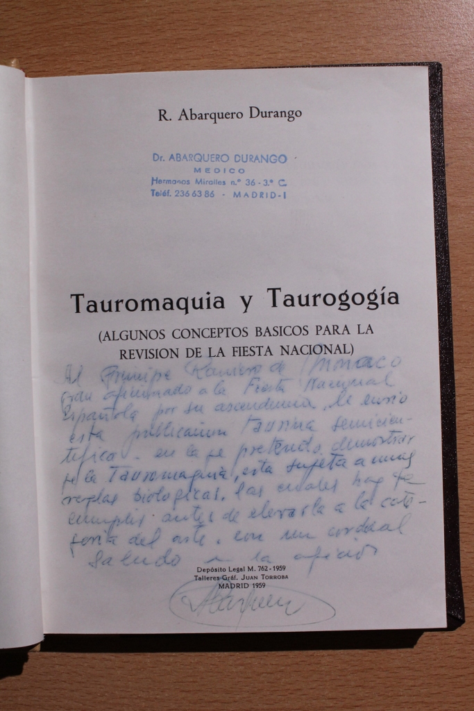 Tauromaquia y Taurogogia. (Algunos conceptos básicos para la revisión de la Fiesta Nacional)