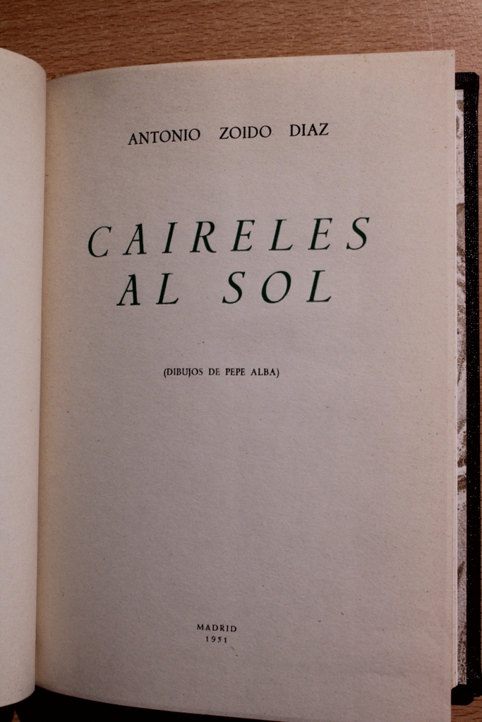 Caireles al sol. Prólogo de Felipe Sassone.