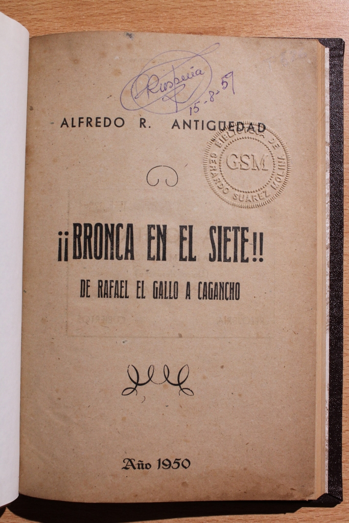 Bronca en el siete. De Rafael el Gallo a Cagancho.