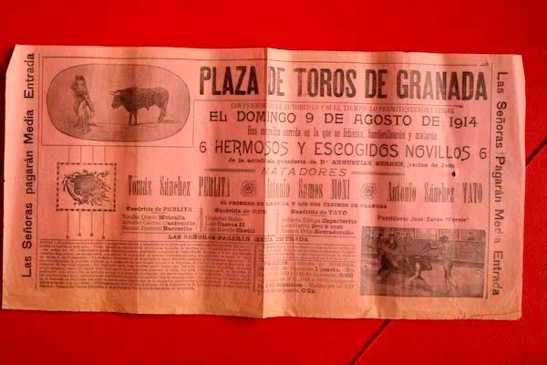 Cartel de toros de Granada