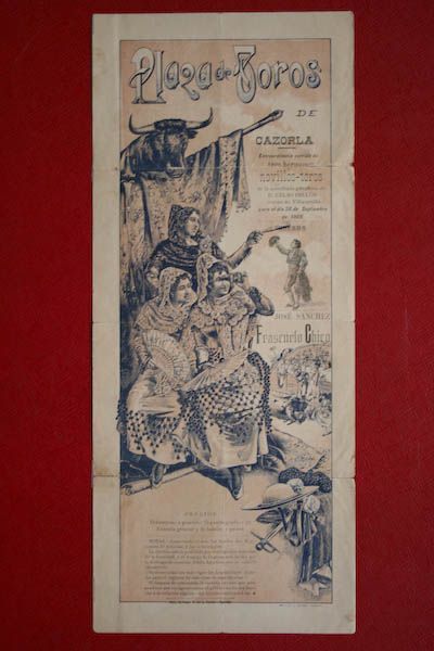Cartel de toros de Cazorla
