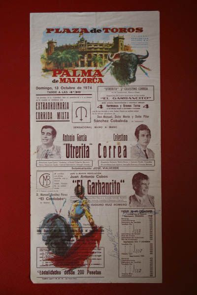 Cartel de toros de de Palma de Mallorca