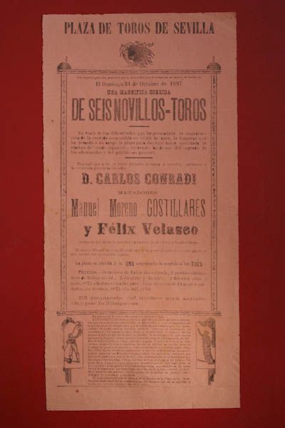 Cartel de toros de Sevilla