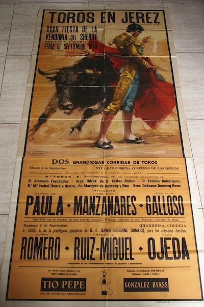 Cartel de toros de Jerez