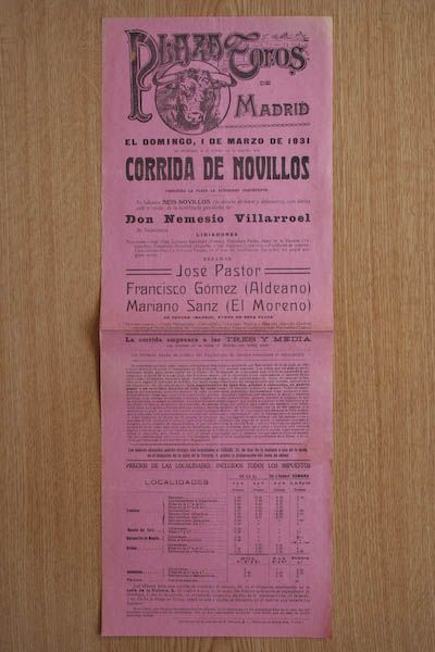 Catel de toros de Madrid.