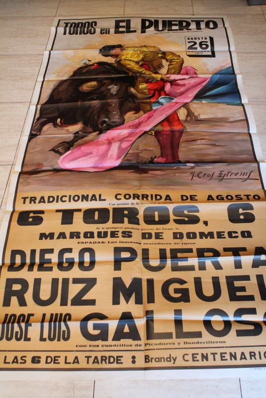 Cartel de toros de El Puerto. 26 de agosto de 1973.