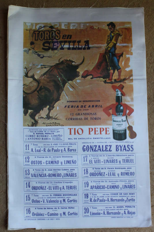 Cartel de toros de Sevilla. Feria de Abril 1969.