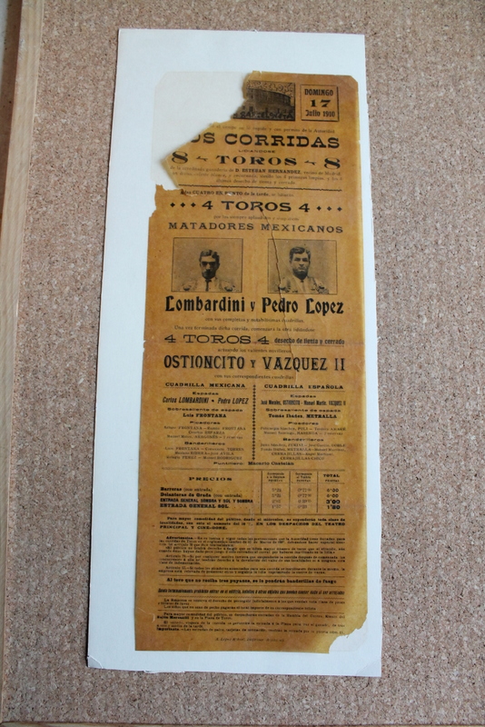Cartel de toros de Barcelona Antigua La Barceloneta. 17 de julio de 1910. 