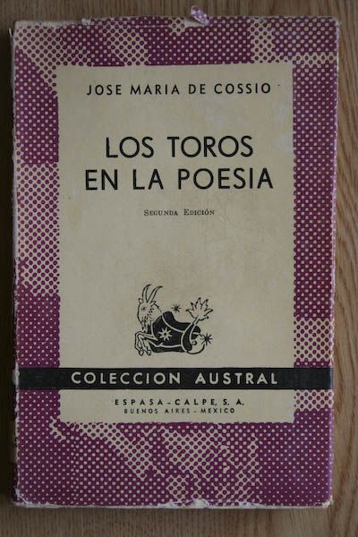 Los toros en la poesía. (Antología)