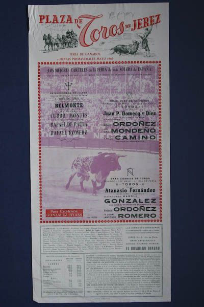 Cartel de toros de Jerez