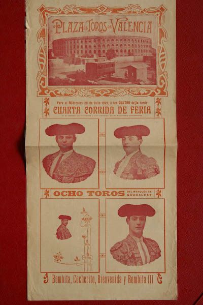 Cartel de toros de Valencia