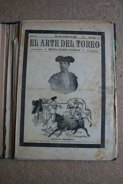Arte del Toreo (El) Revista taurina ilustrada. Lote de 16 números: 74- 106- 142- 173- 180- 185- 189- 191- 195- 197- 199- 201- 210- 219- 222- 228, entre el 13 de octubre de 1900 y el 11 de junio de 1904.
