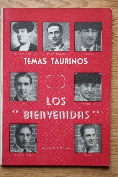 Temas taurinos. Los "Bienvenida".