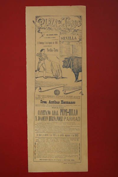 Cartel de toros de Sevilla