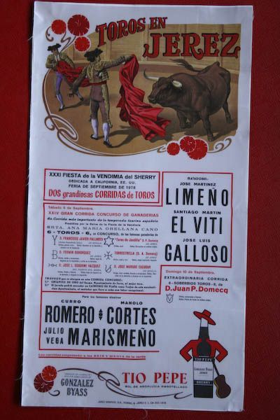 Cartel de toros de Jerez