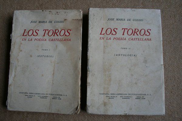 Los toros en la poesía castellana (Estudio y antología).