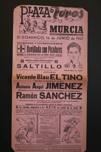 Cartel de toros de Murcia