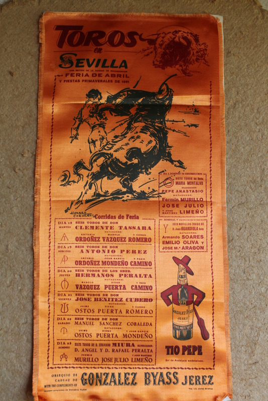 Cartel de toros de Sevilla. Feria de abril de 1961.