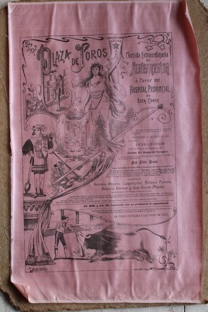 Cartel de toros de Madrid. 27 de mayo de 1906. Corrida Extraordinaria de Beneficencia a favor del Hospital Provincial de esta Corte.