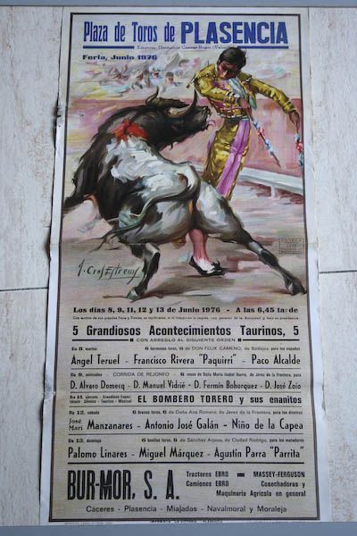 Cartel de toros de Plasencia