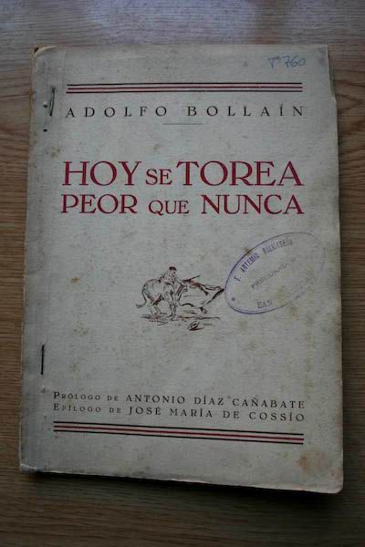 Hoy se torea peor que nunca.