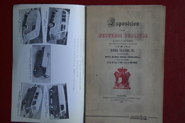 Esposición de los Festejos Públicos que la M.N.M.L.I.C. y M.H. villa de Madrid tiene dispuesto para solemnizar el augusto enlace de S.M. Reina Doña Isabel II y de la Serma Sr.a Infanta Dª. María Luisa Fernanda con sus augustos primos…