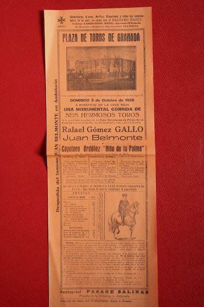 Cartel de toros de Granada