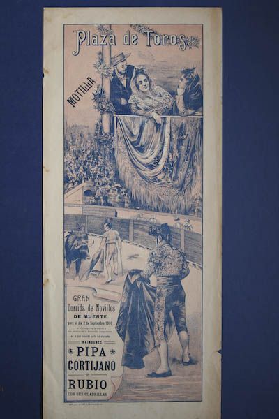 Cartel de toros de Motilla