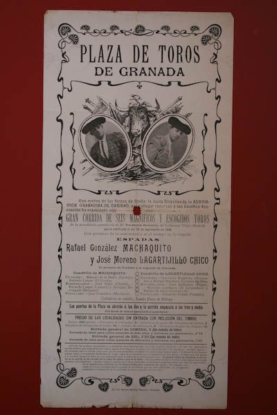 Cartel de toros de Granada