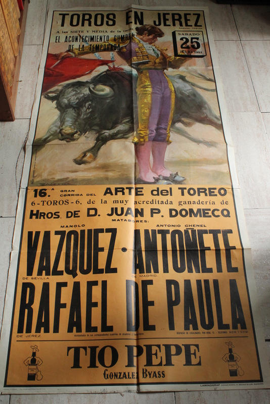 Cartel de toros de Jerez, 25 de julio de 1981. Corrida del Arte del Toreo.