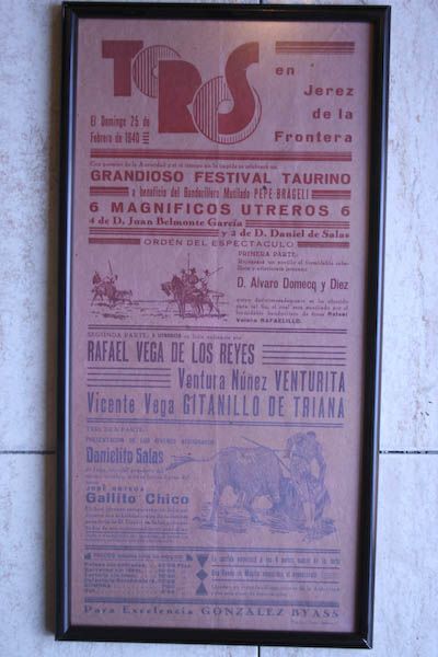 Cartel de toros de Jerez de la Frontera